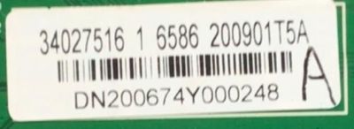 MAIN PARA TV RCA UHD SMART TV / NUMERO DE PARTE 34027516 / 35024565 / 200901T5A / E148158 / DISPLAY CV700U1-T01 / MODELO RNSMU7036-B - Imagen 3